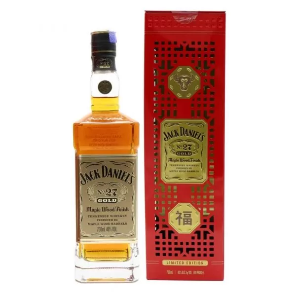 Jack Daniel No27 GOLD Whisky Limited Edition OX CNY Box 2022