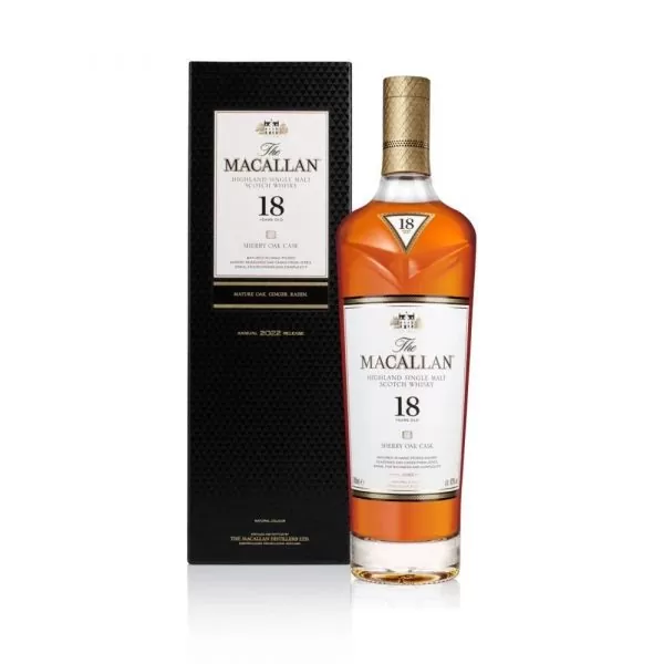 Macallan 18 Y Old Sherry Oak  Single Malt Whisky