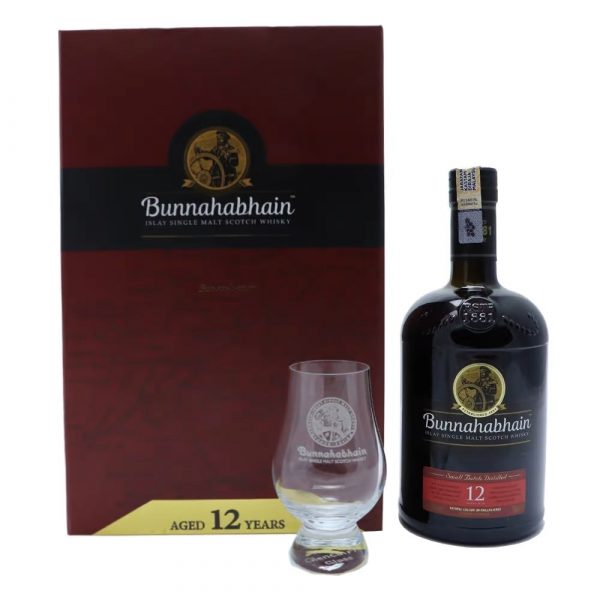 Bunnahabhain 12 YO Single Malt Scotch Whisky Gift Pack