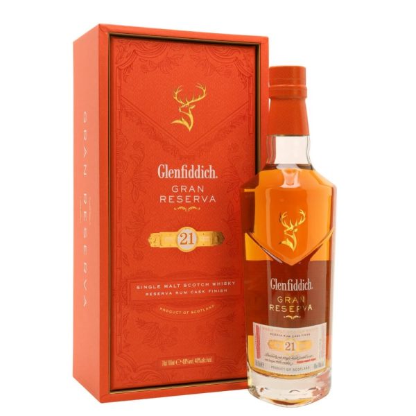 GLENFIDDICH 21 Year Old Gran Reserva Rum Cask Finish Single Malt Whisky