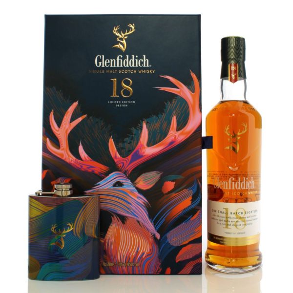 Glenfiddich 18 Year Old Limited Edition Release x Santtu Mustonen Flask Gift Set