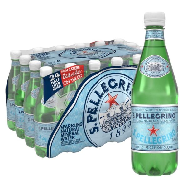 S.Pellegrino Sparkling Natural Mineral Water 500ml x 24btl