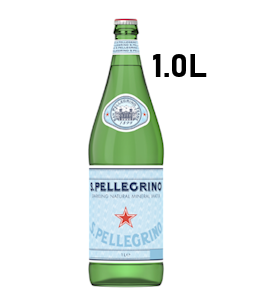 S.Pellegrino Sparkling Natural Mineral Water 1.0L x 12btl